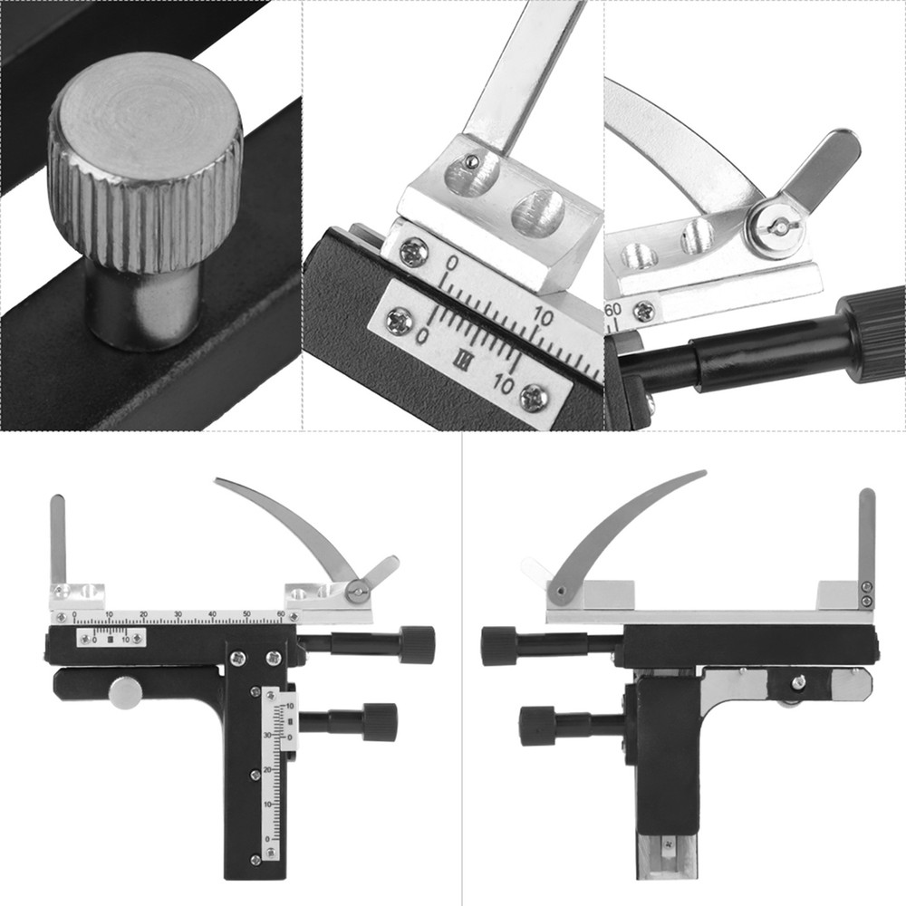 Microscope Attachable Mechanical Stage X-Y Moveable Stage Caliper With Scale❀