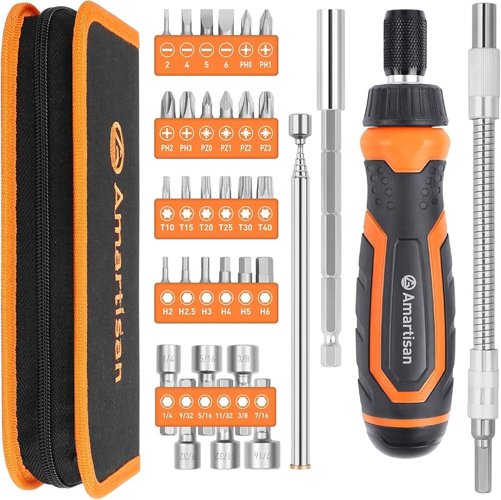 artisan Multi-bit Screwdriver Set Tool All in One, Portable