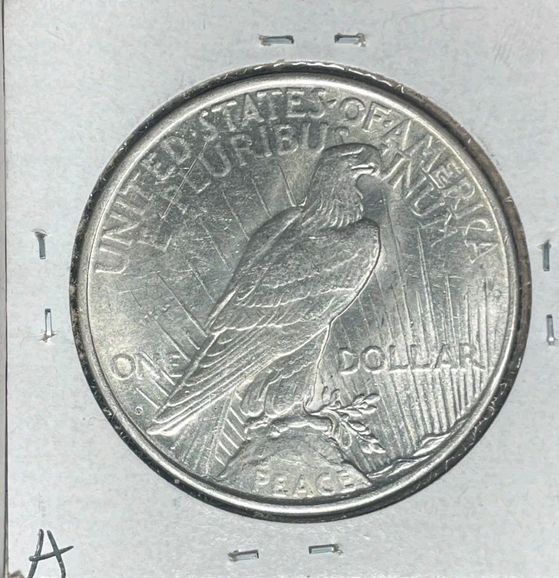1923-D PEACE SILVER DOLLAR - CH/AU+ ~NICE COIN~REF#A