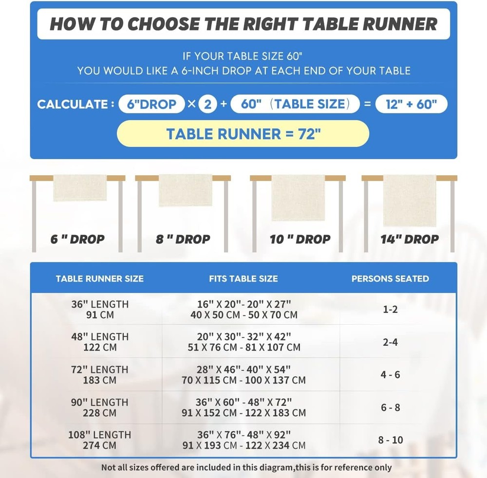 Artoid Mode Beige Pine Tree Table Runner, 13" x 72",