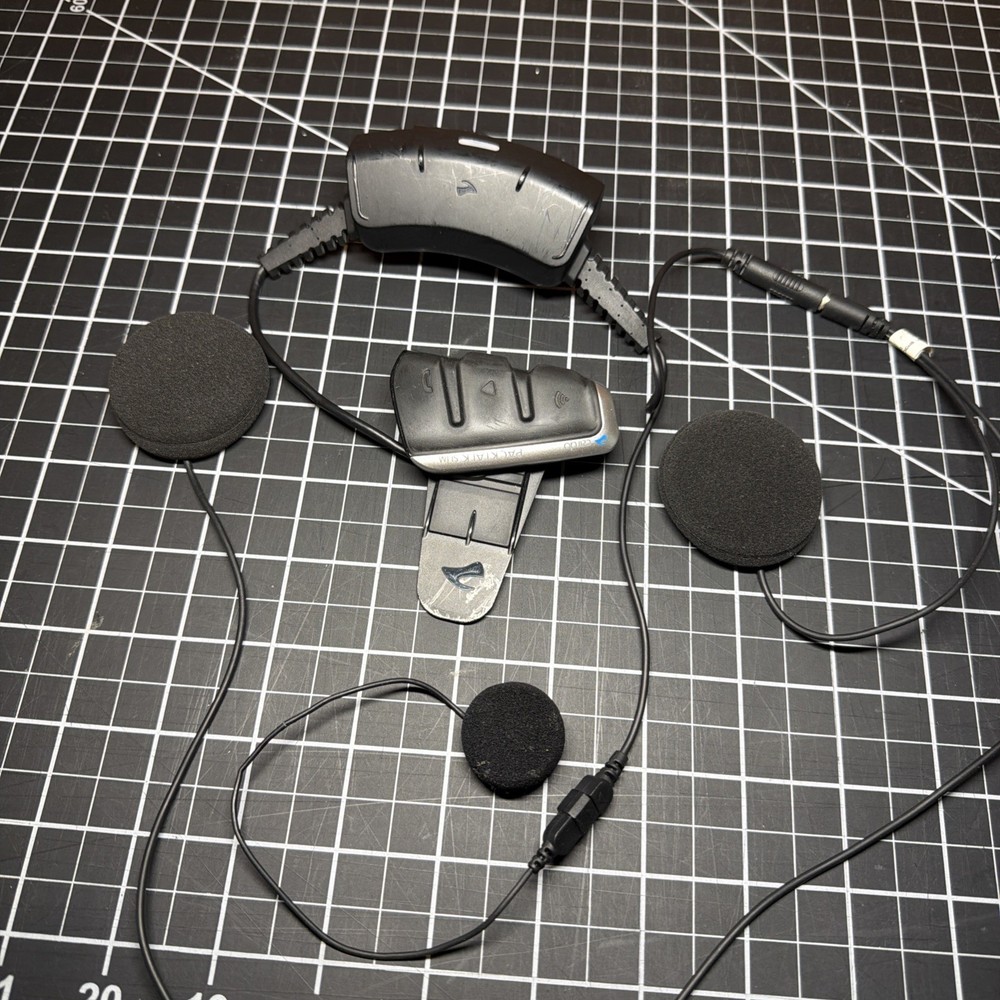 Cardo Packtalk Slim Motorcycle Bluetooth Communication System Headset