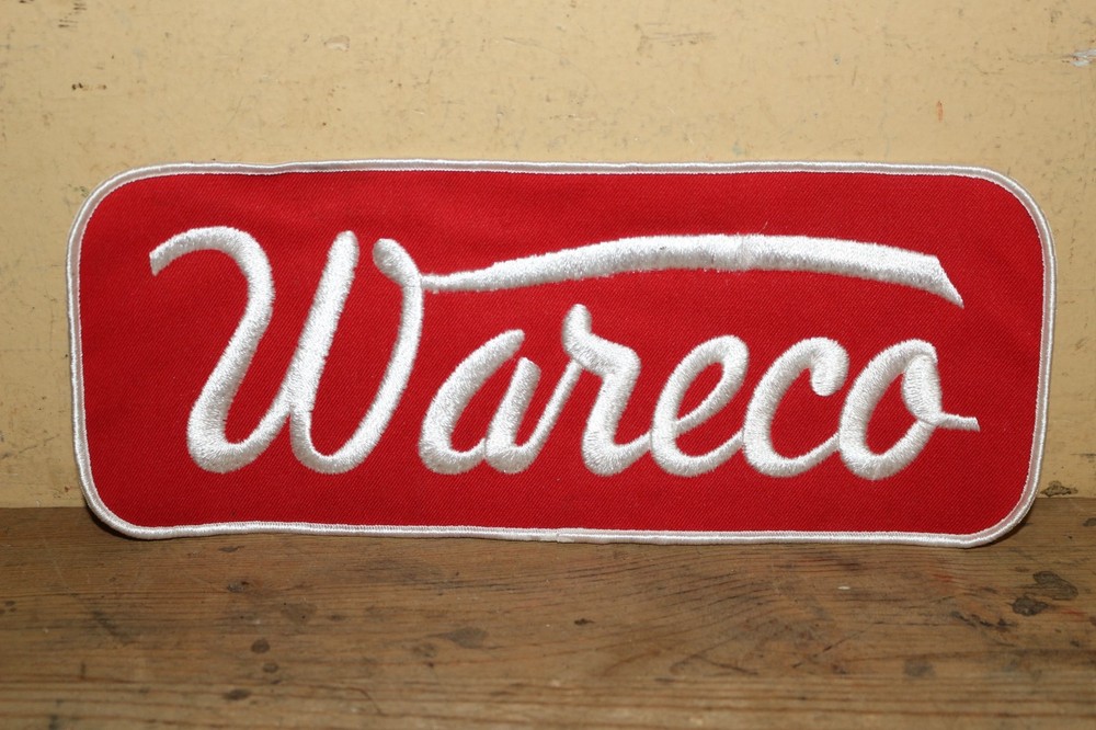Original Vintage Wareco Gas Station Uniform Jacket Back 10" Patch