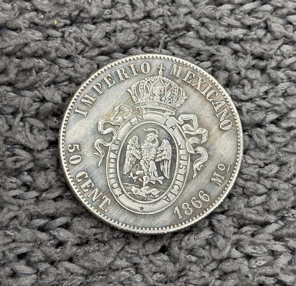 50 Cent Coin 1866 MEXICO