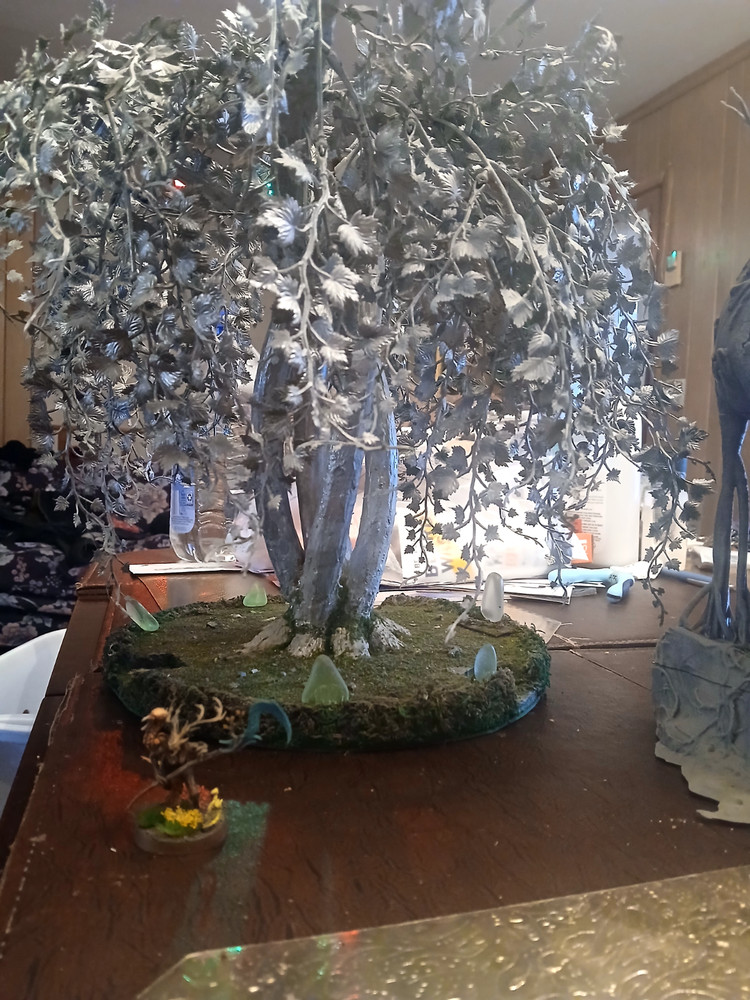 Large wargame elven tree terrain bundle
