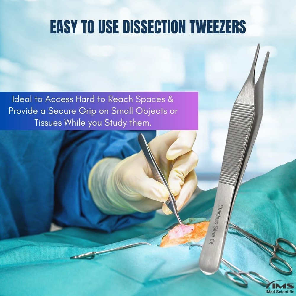 Adson Forceps – 1×2 Teeth Tissue Forceps, Adson‑Brown & Adson Dressing Forceps