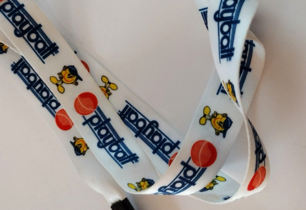 PLAYBALL Basketball Neck Strap Keyring