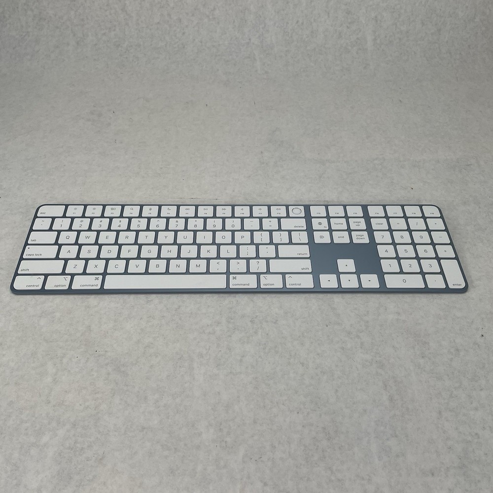 Apple Magic Keyboard A2520 Touch ID Numeric Keypad Blue