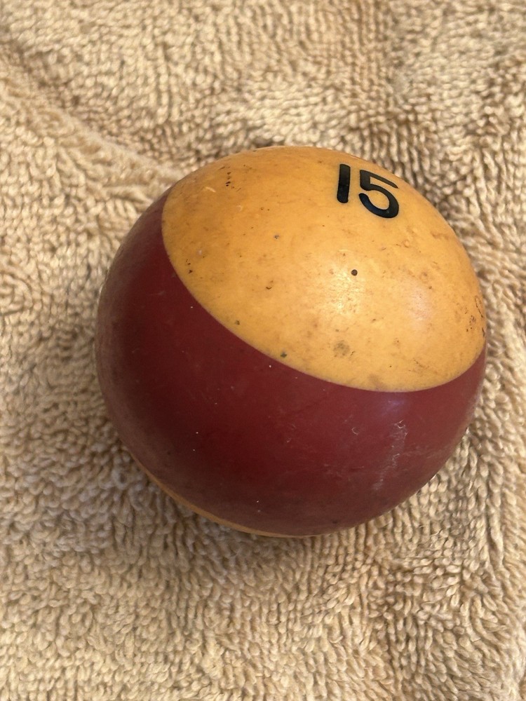 7 Billiard Pool Balls 2-1/8" With Box