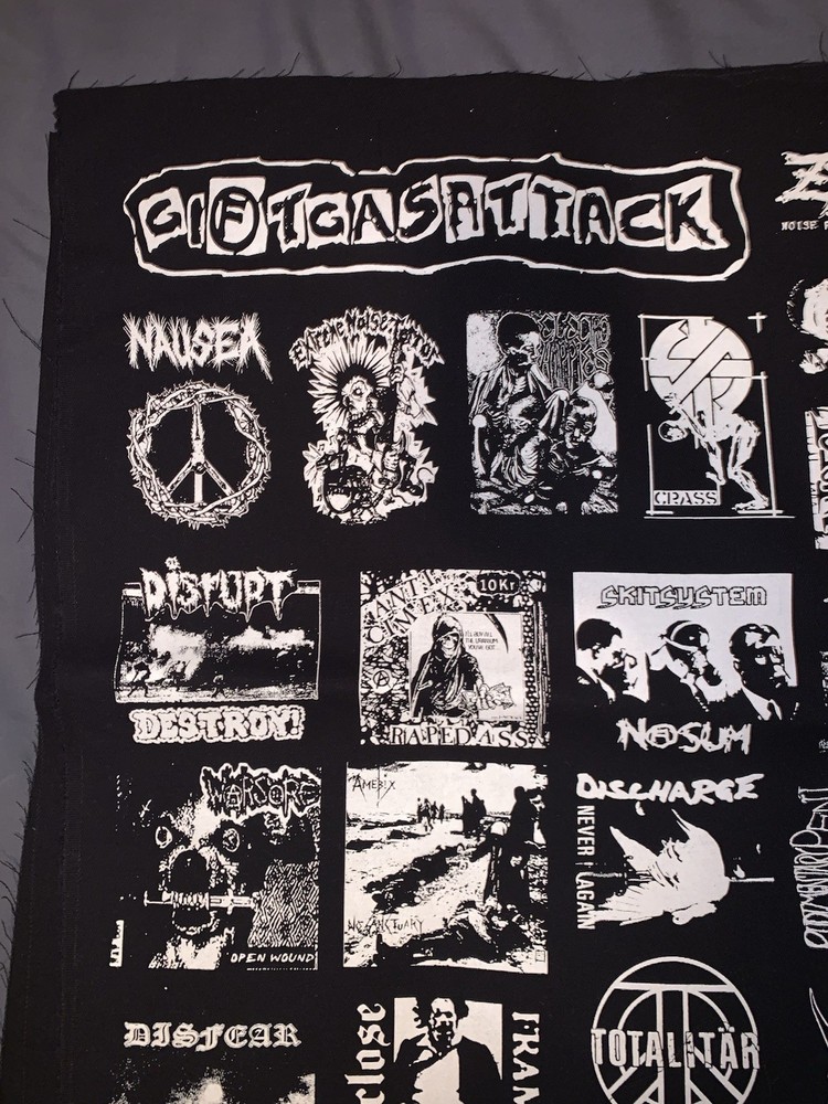 Crust Punk Patches Sheet