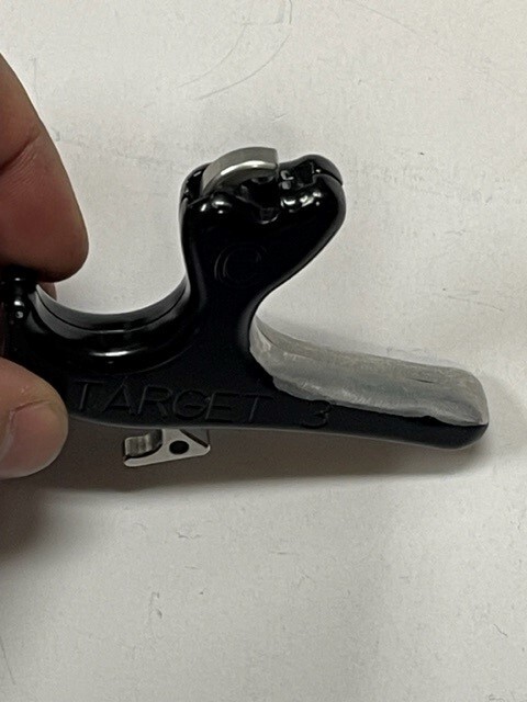 ***CUSTOMIZED*** Carter Target 3 Black Hand Held Thumb Release (3 Finger)