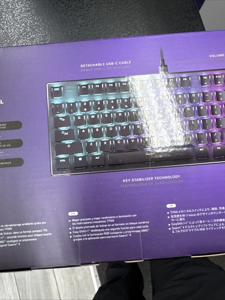 Turtle Beach Vulcan TKL Tenkeyless Linear Mechanical Titan Switch PC Gaming