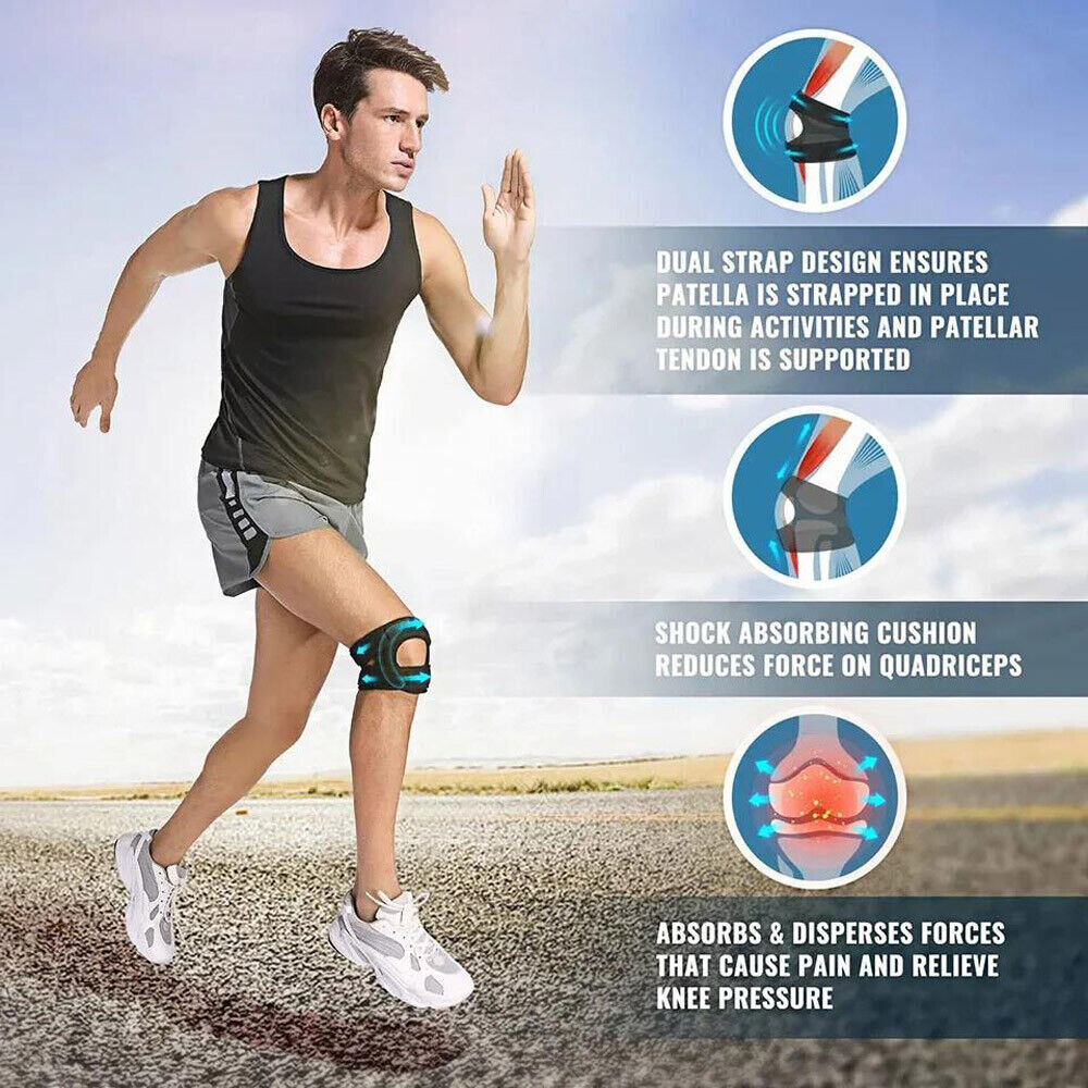 Patella Knee Brace Support Neoprene Stabilizing Compression Straps Adjustable