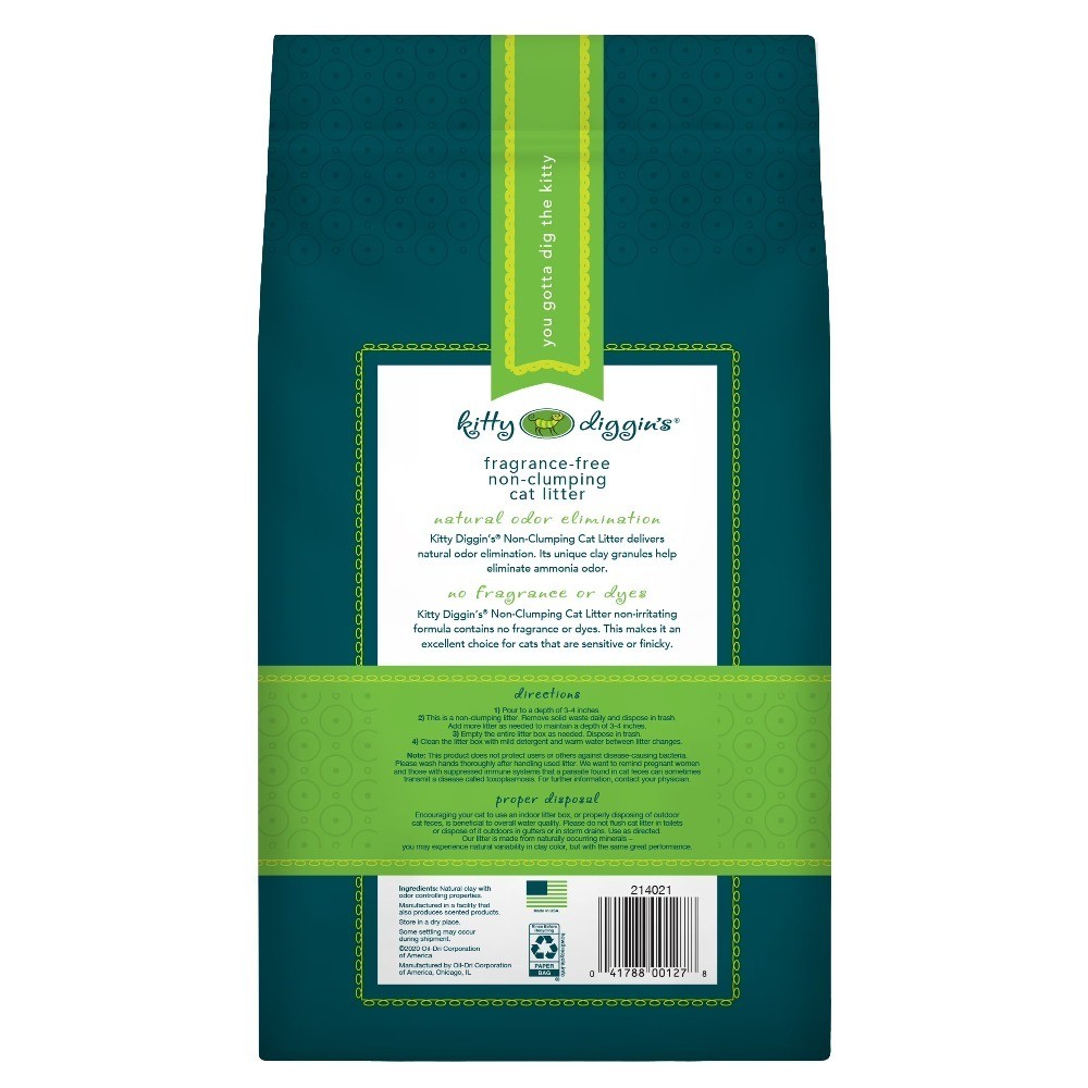 Unscented Clumping Clay Cat Litter, 7 Pound Bag (6 Pack)