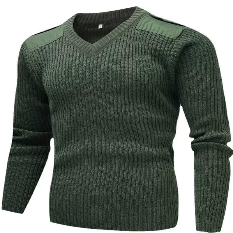 Original British Army Navy Blue sweater Commando Jumper pullover Round neck Wool