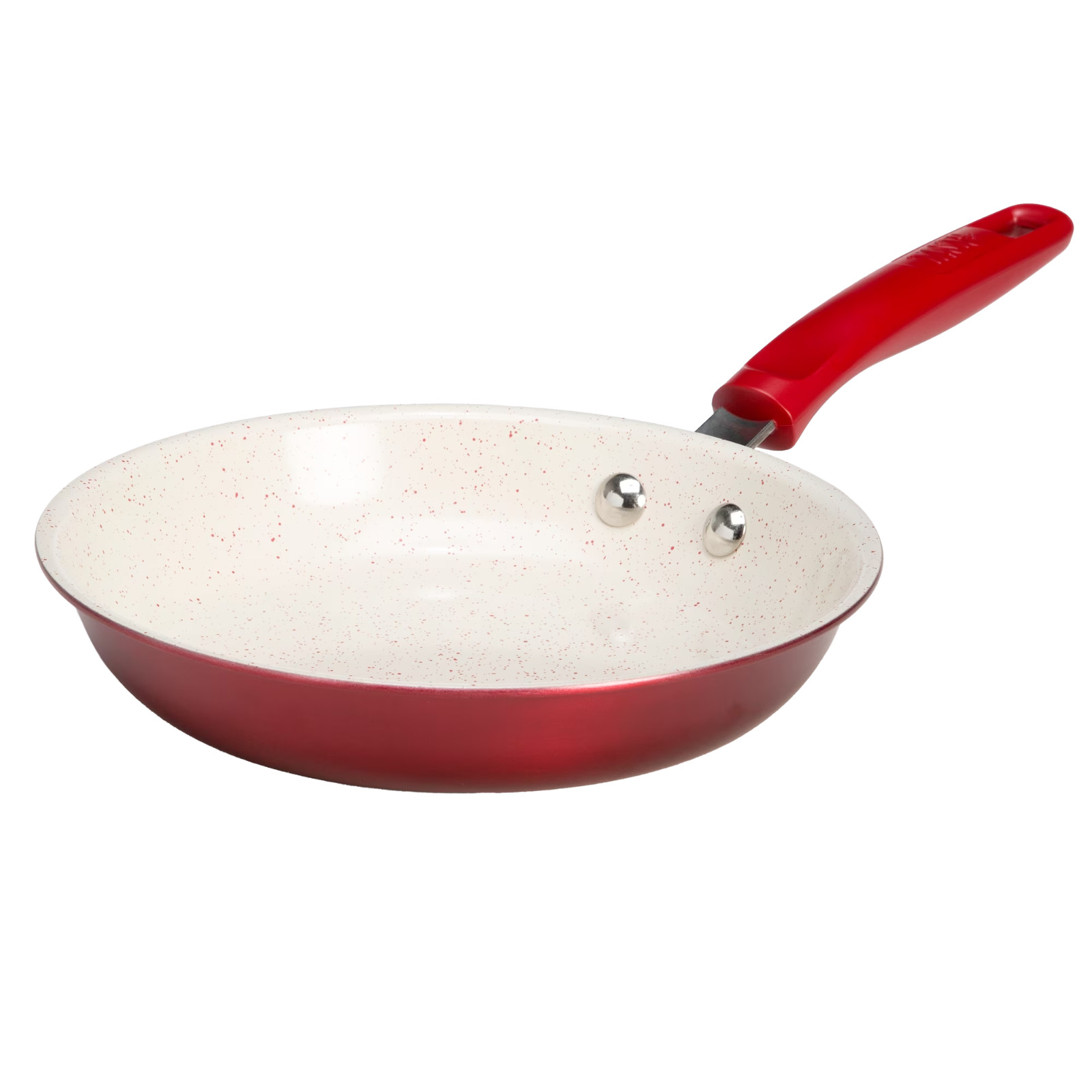 Clean Ceramic 8" Non-Stick Aluminum Fry Pan, Red
