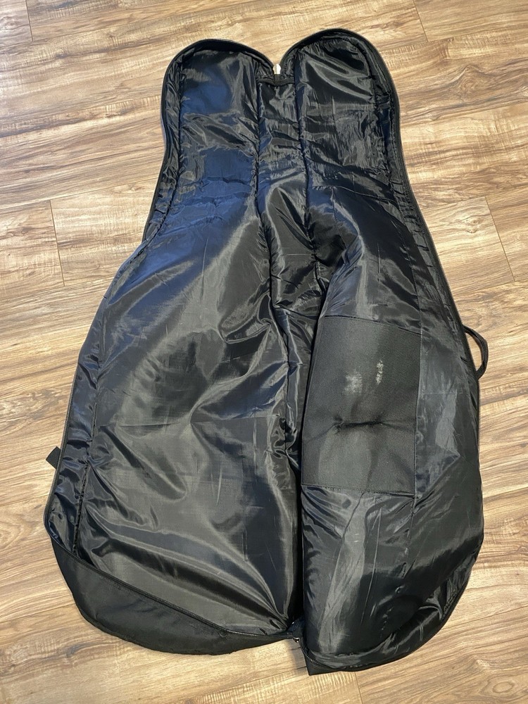 4/4 Sized Cello Black Soft Case 48” 4’ With back pack straps