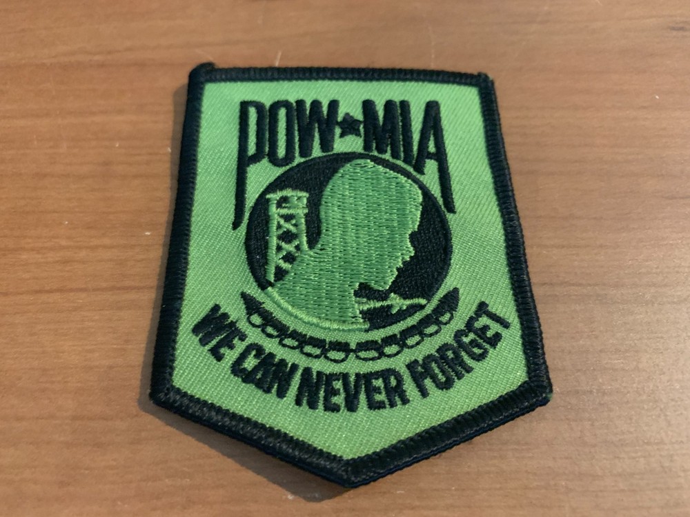 Vintage POW*MIA “We Can Never Forget” Patch
