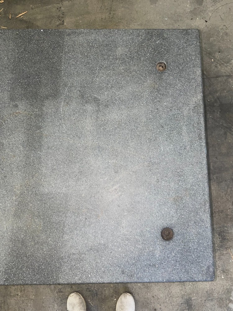 COLLINS MICROFLAT SOLID GRANITE INSPECTION TABLE 60" X30" X28-1/2" 4"GRANITE