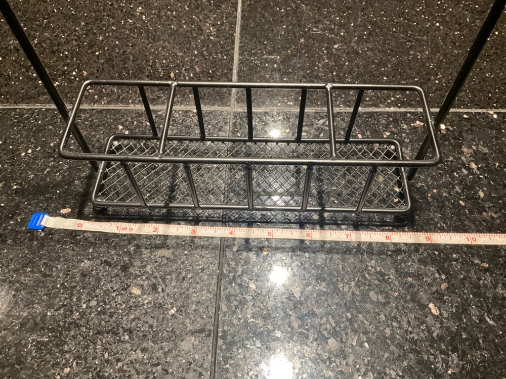 Tabletop Condiments Caddy Wrought Iron Black Never Used