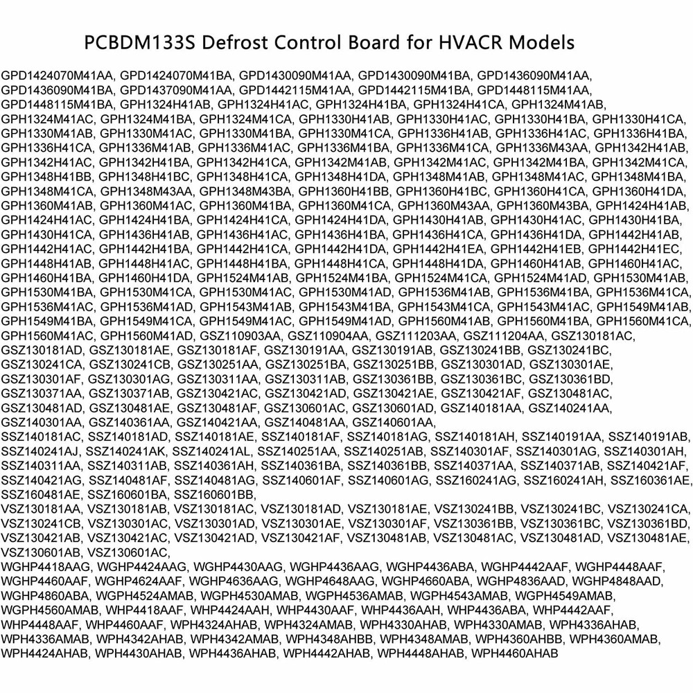 Replacement For Goodman Heat Pump Defrost Control Board (PCBDM133)