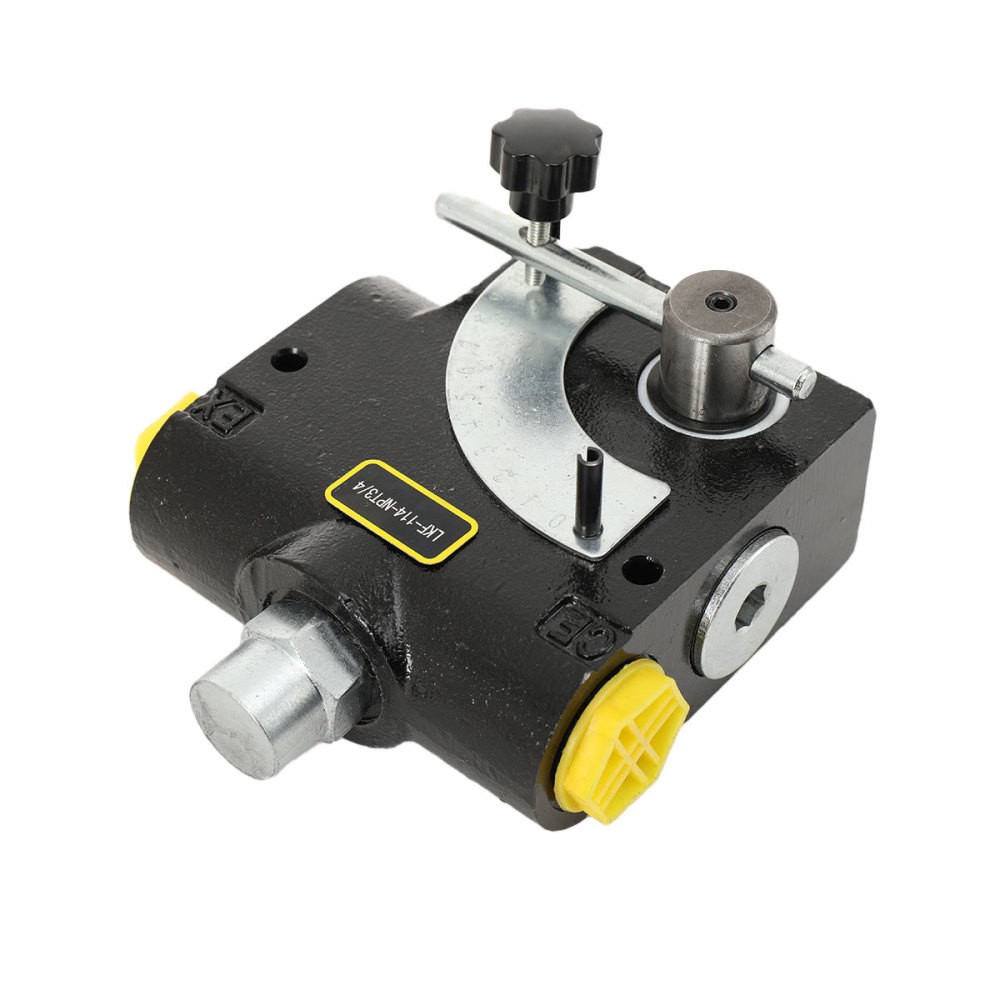 3/4” NPT Hydraulic Variable Flow Control Valve w/ Relief Adjustable 0-30 GPM