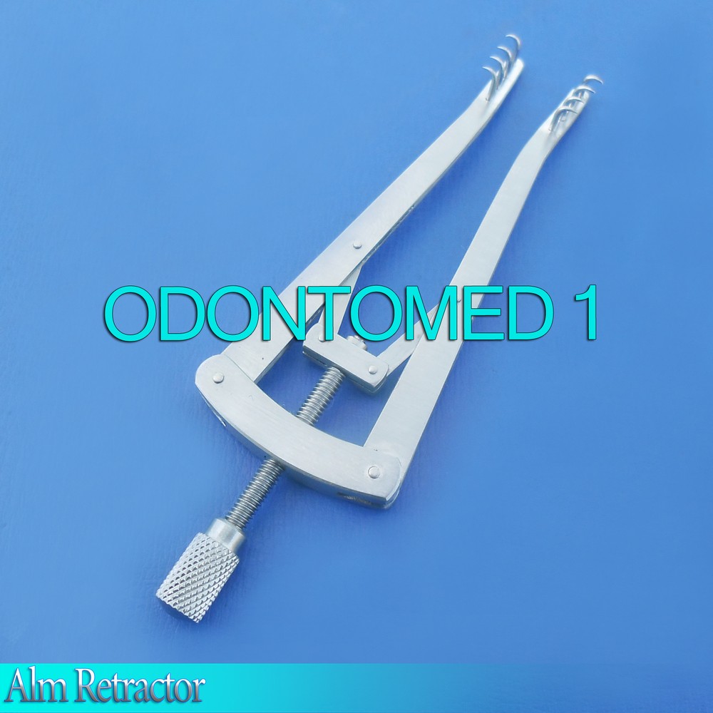 ALM Retractor 3 7/8" Sharp/Sharp Surgical Veterinary ENT Inst