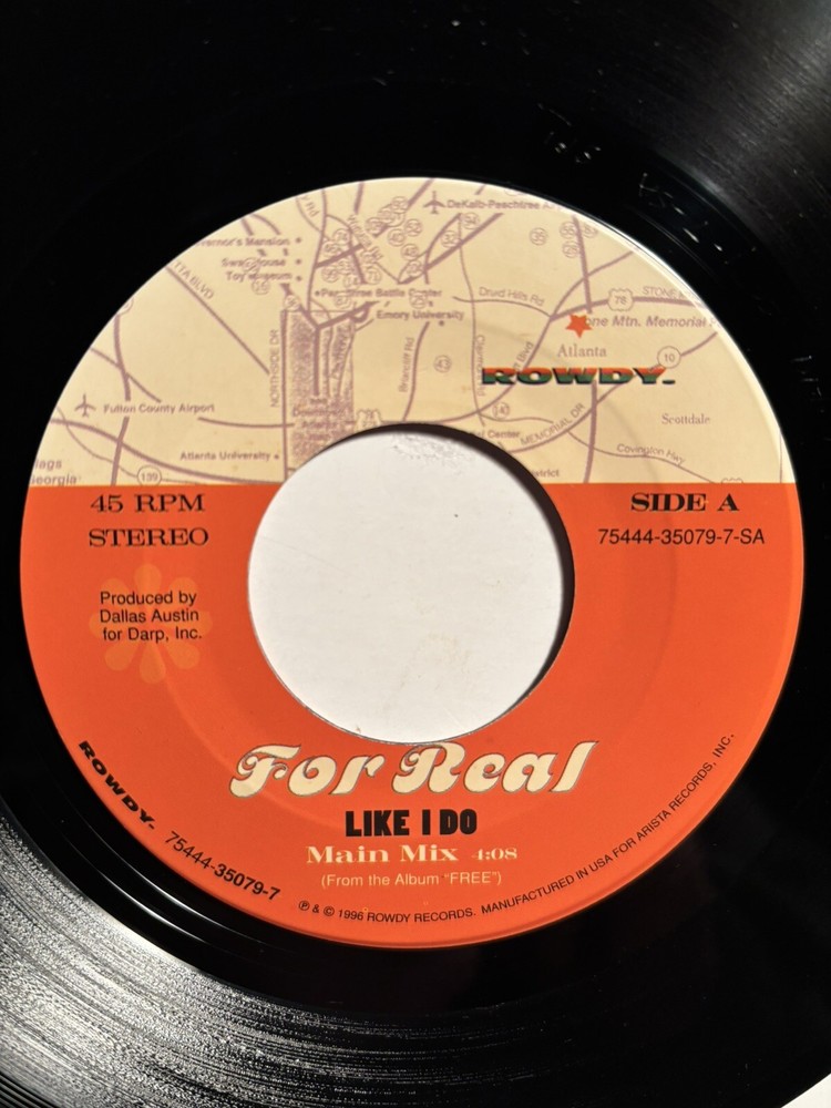 For Real “Like I Do” Rowdy 7” 45 VG+++