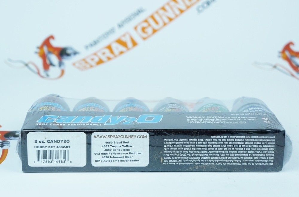 Createx Colors candy2o Hobby paint Set