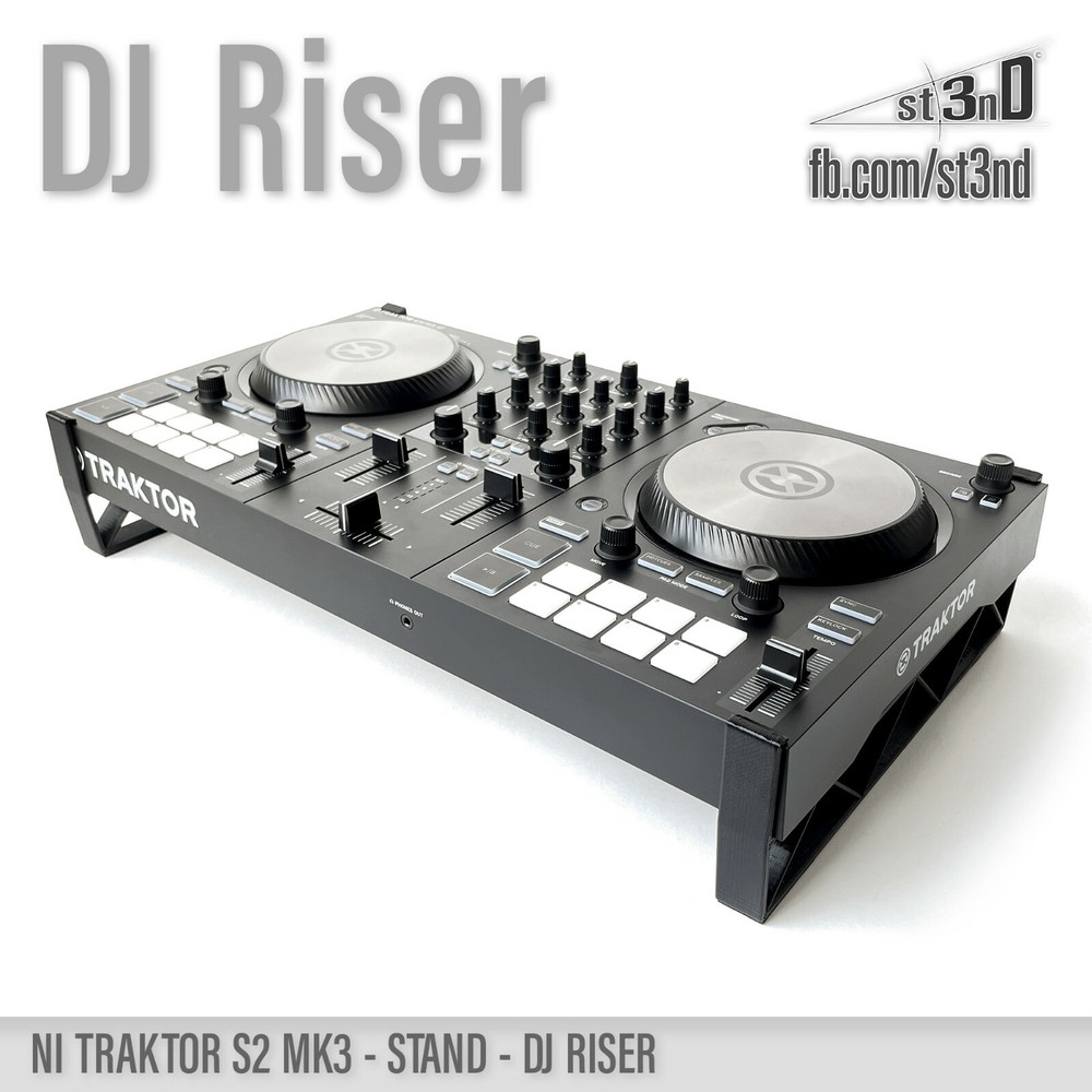 NI TRAKTOR S2 MK3 DJ Riser STAND - 3D Printed - 100% Buyer Satisfaction
