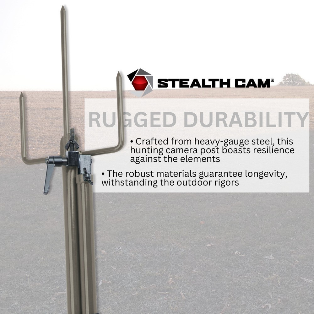 Stealth Cam Trail Camera Mount Stick with 2 Pack Memory Card Bundle