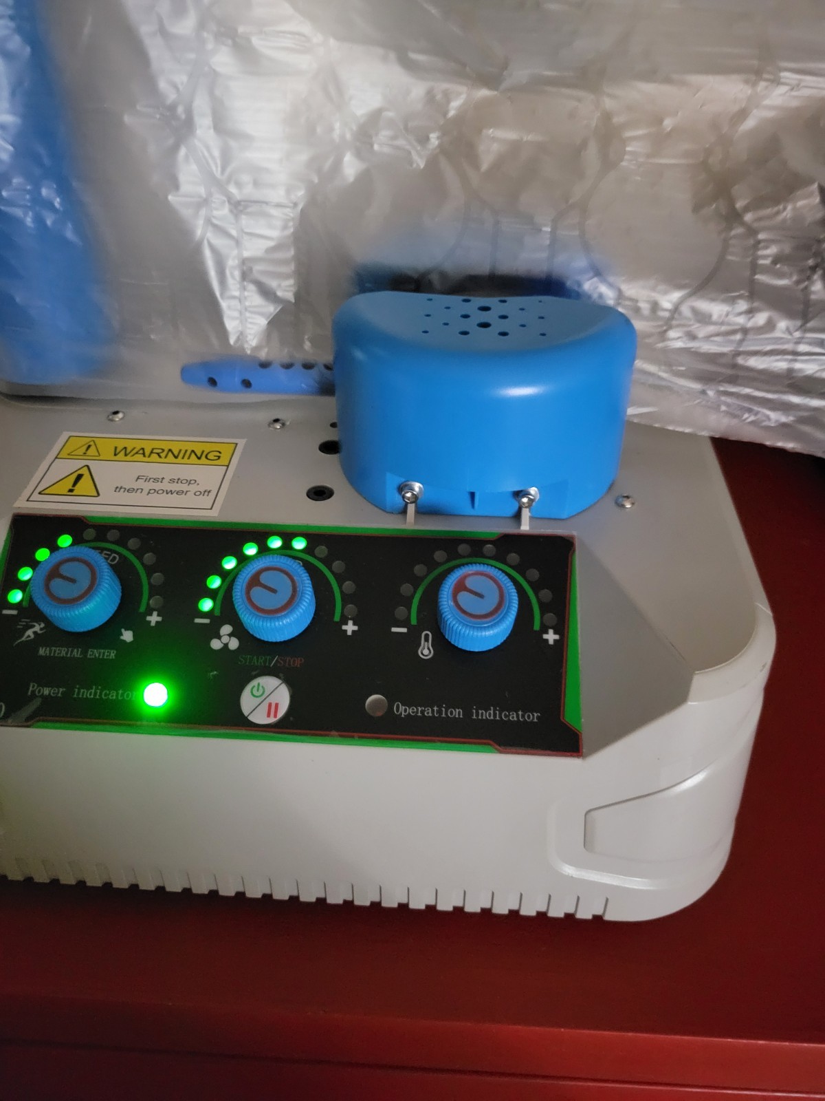 Non-Working Air Pillow Cushion Bubble Machine PARTS ONLY AS IS!!! READ