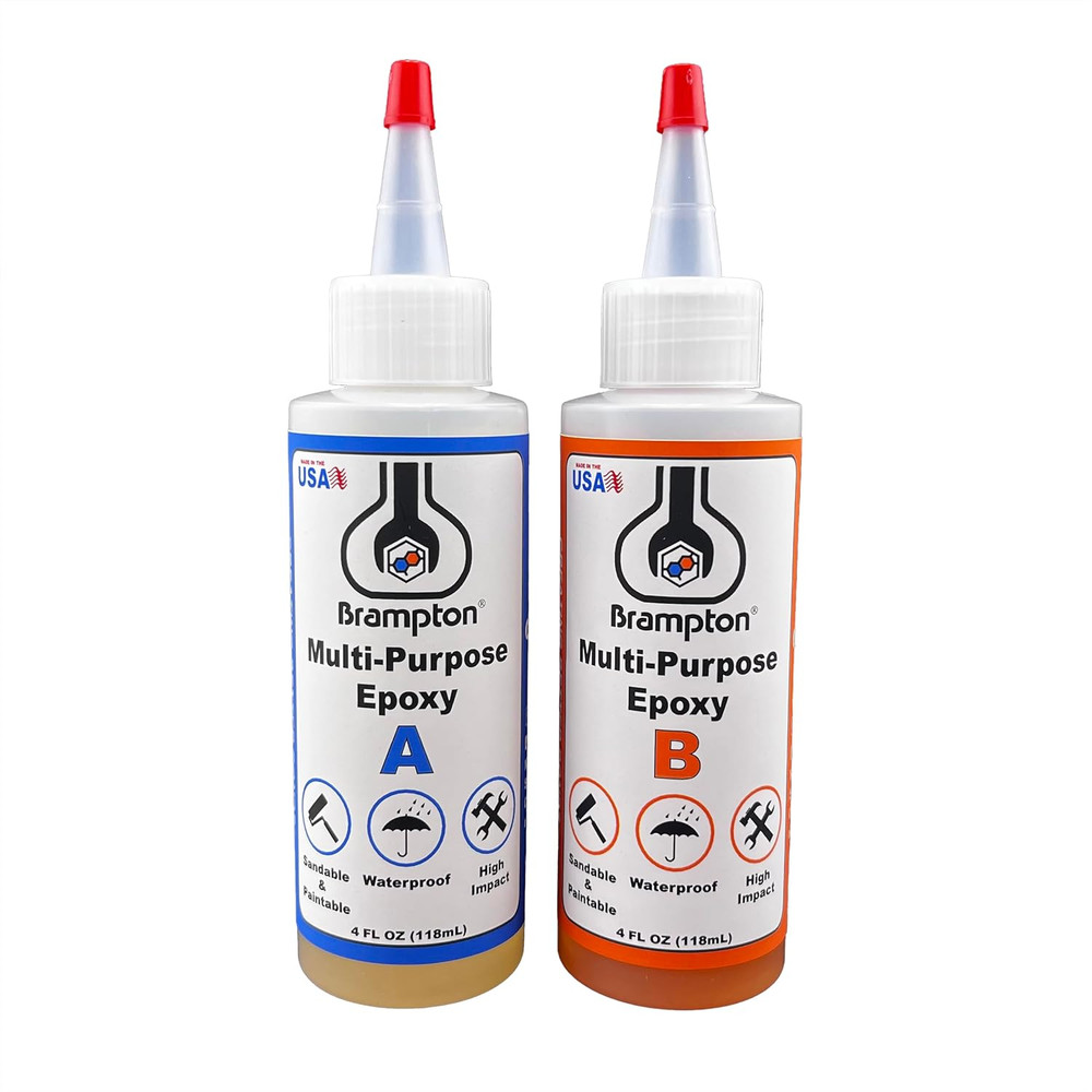 Brampton Multi-Purpose Epoxy, Quick 30-Minute Set, Waterproof 2-Part Epoxy Glue