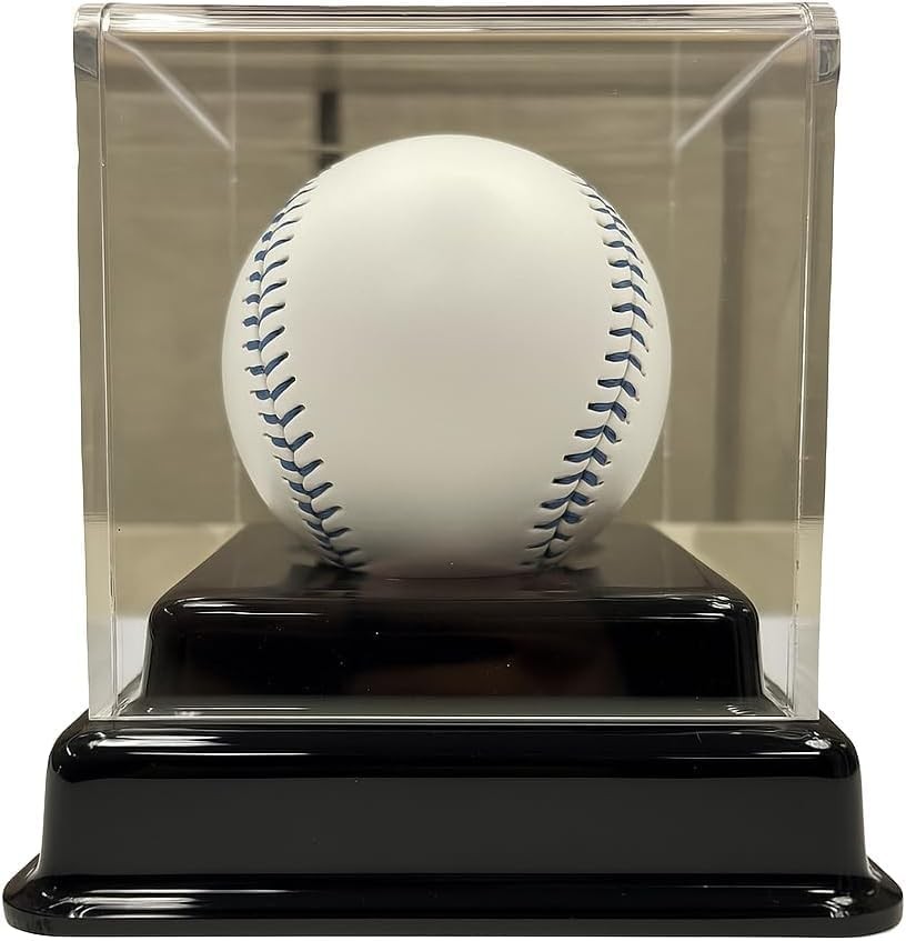 1 Baseball Display Case with Black Base
