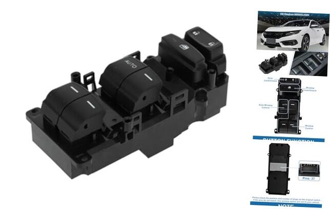 Power Window Switch No.35750TLYH01 Front Left Driver Side Window Control