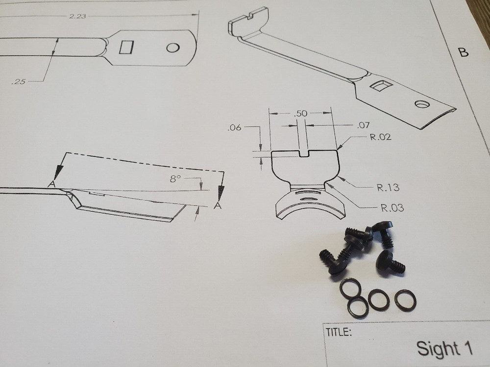 Benjamin pistols pull knob screw & washer