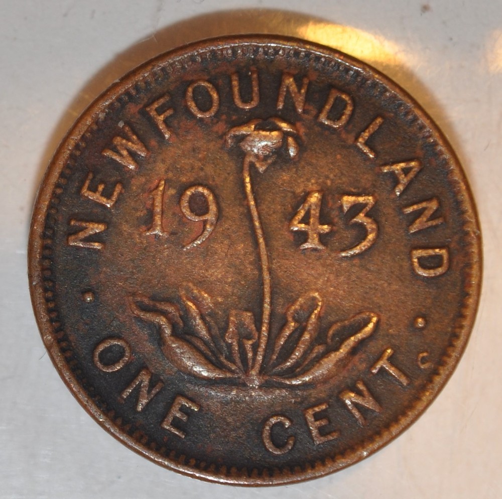 1943 Newfoundland 1 Cent