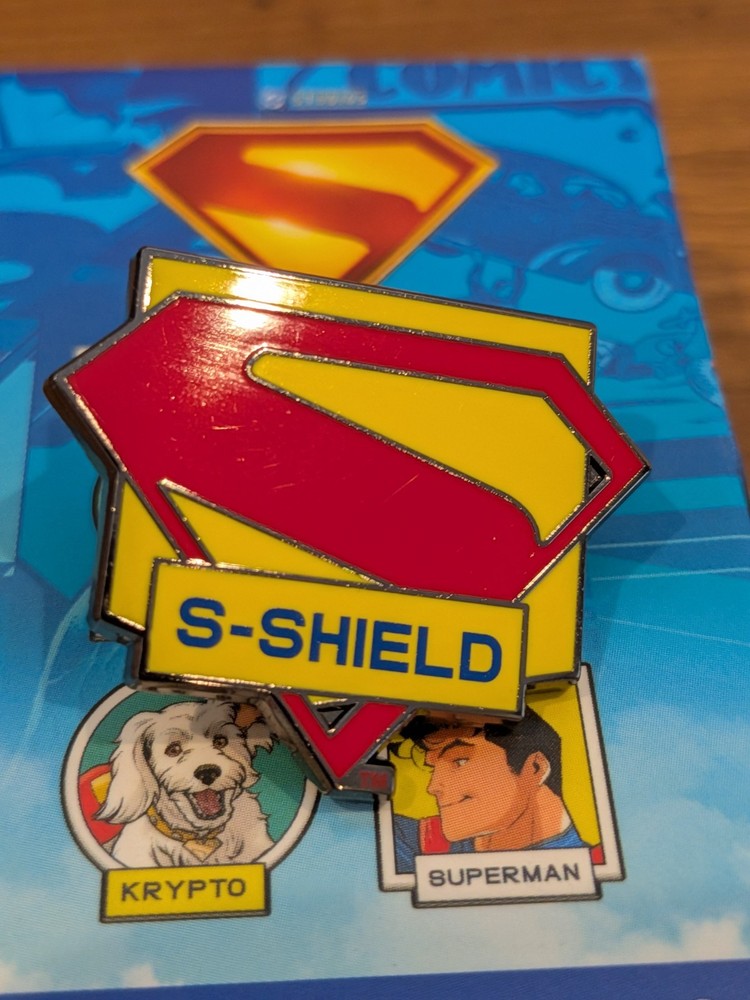 DC Comics Krypto Pin Superman S Shield Mystery Blind Box New