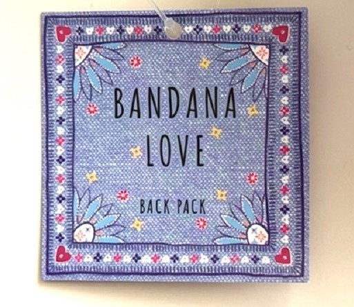 Brighton Bandana Love Backpack new