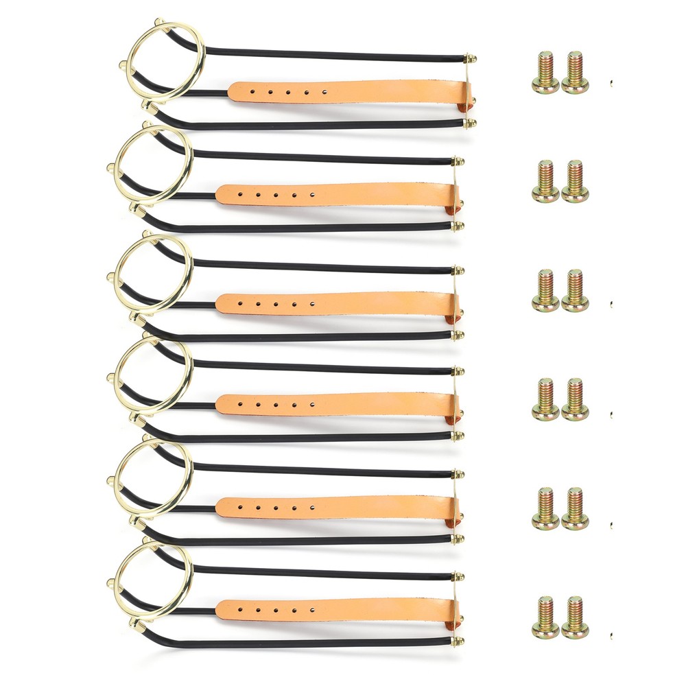 6Pcs Billiard Table Ball Falling Rail Pocket Snooker Pool Bronze Messing FF
