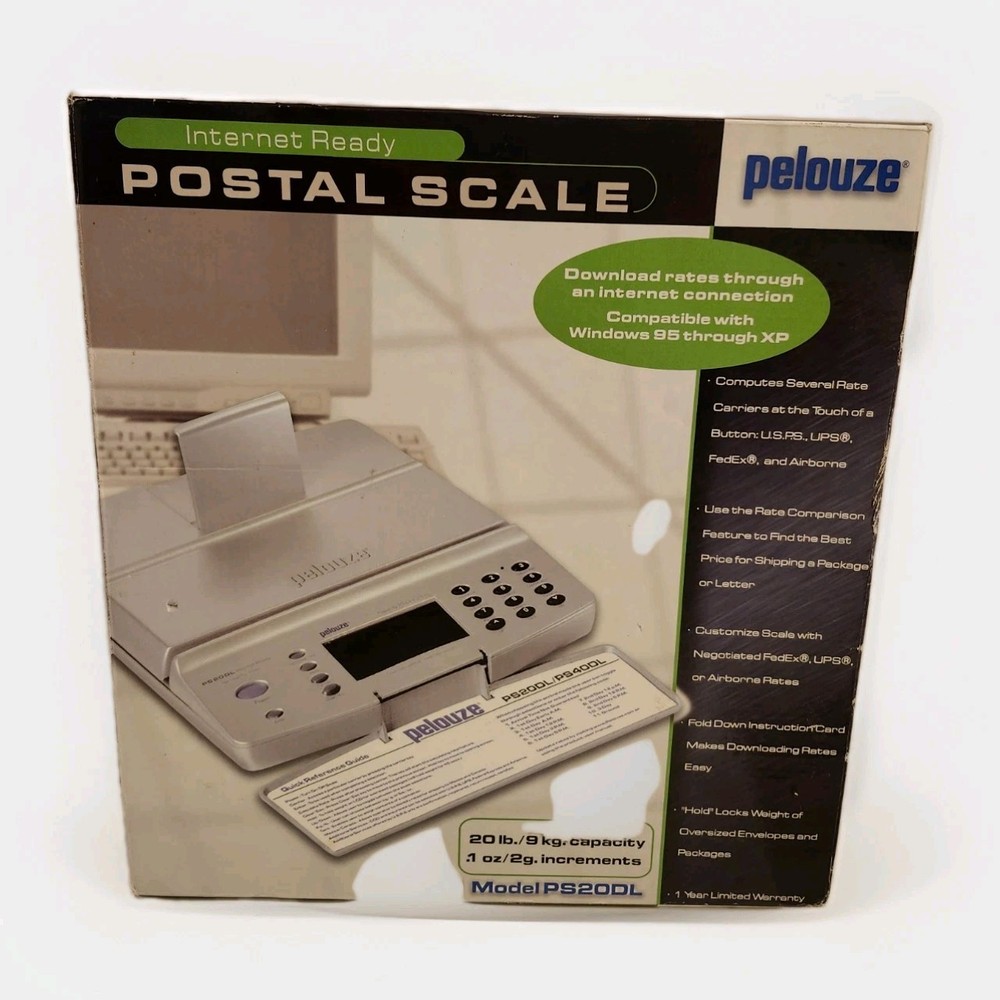 Pelouze Postal weighing Scale Model PS20DL Digital Internet Ready
