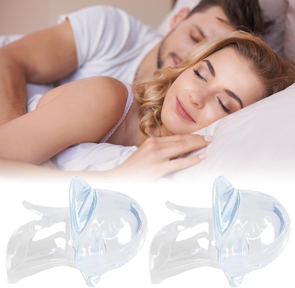 2Pcs Anti Snoring Device Sleep Snoring Solution Reusable Snore Solution Stopper