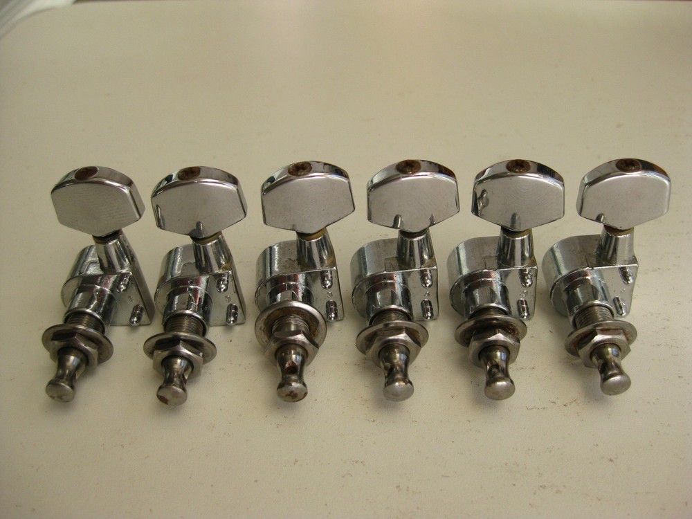 Vintage Kramer Jackson Guitar Inline Tuners Set for Project