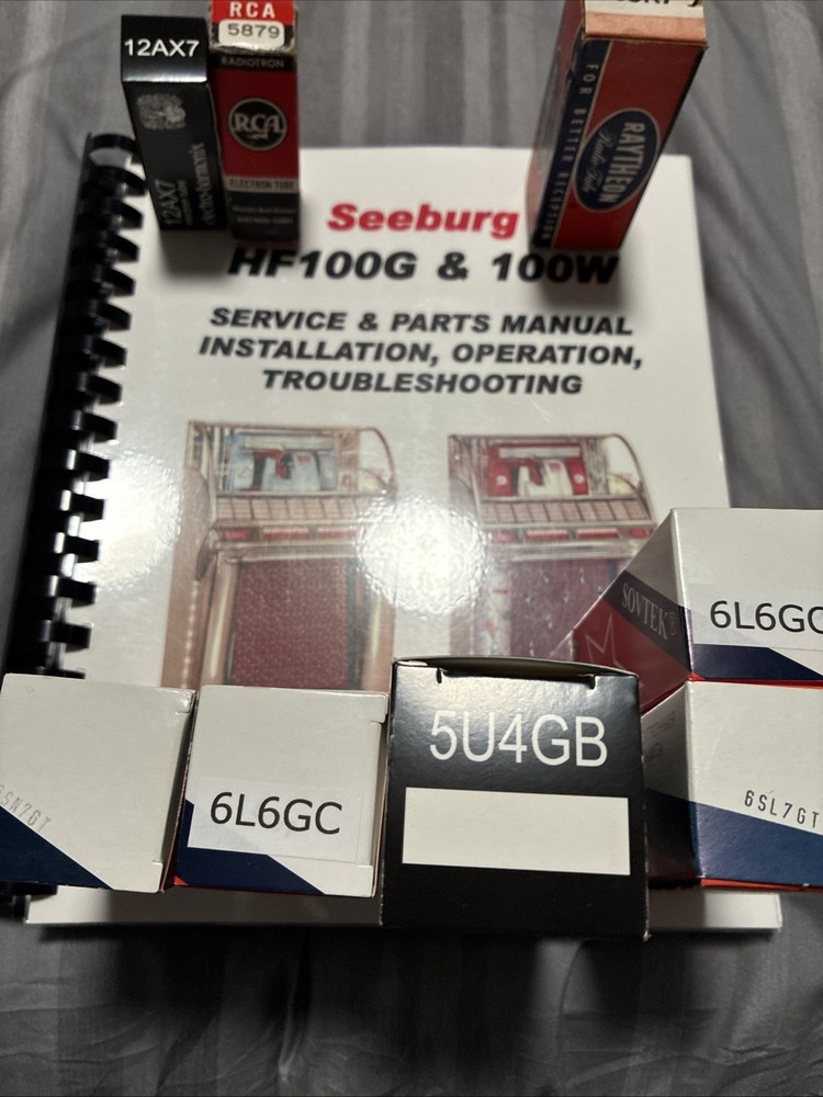 Seeburg Jukebox Tubes And Manual