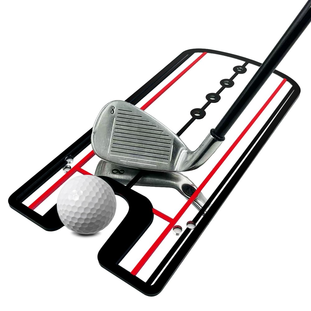 Golf Putting Mirror Training Aid, Alignment Training Tool for Putting Practic...