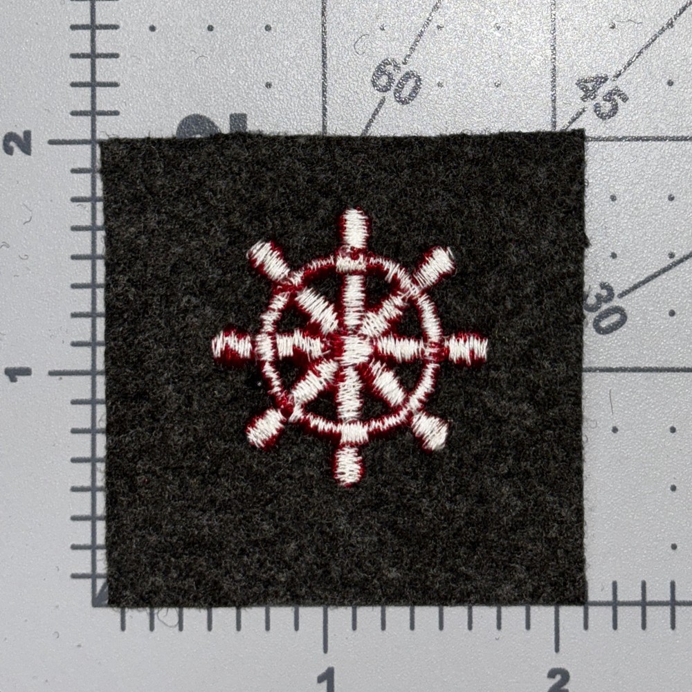 USMC Shipboard Marine Quartermaster Cuff Patch Inv# K2306