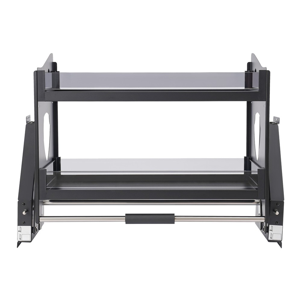 Pull Down Cabinet Organizer, 2 Tier Kitchen Cabinet Pull Down Shelf, Pull Out