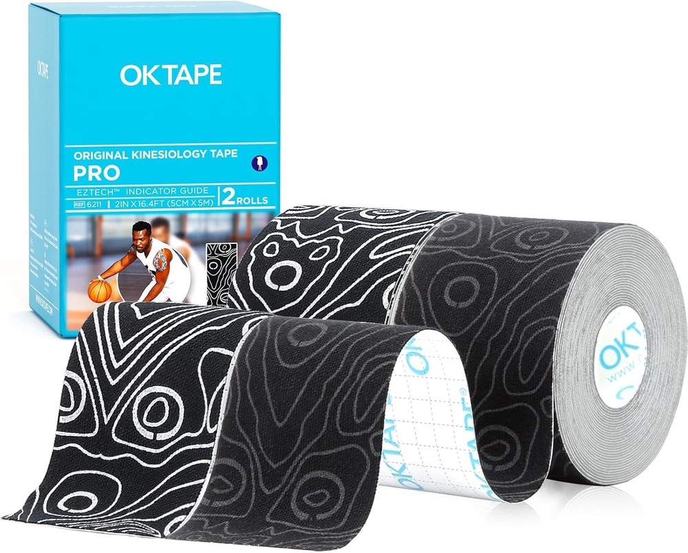 Innovative 2'' Kinesiology Tape - 16ft Rolls for Customizable Athletic Support
