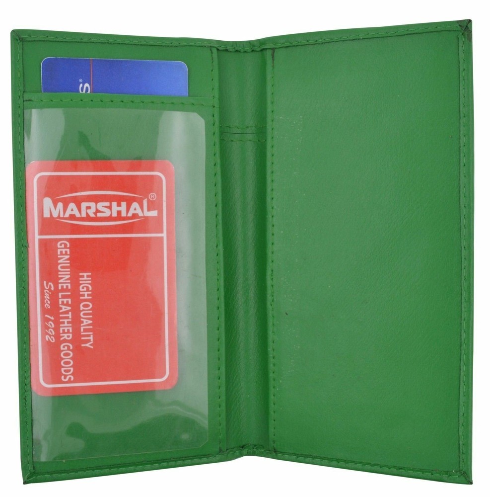 Basic Checkbook Cover GREEN NEW