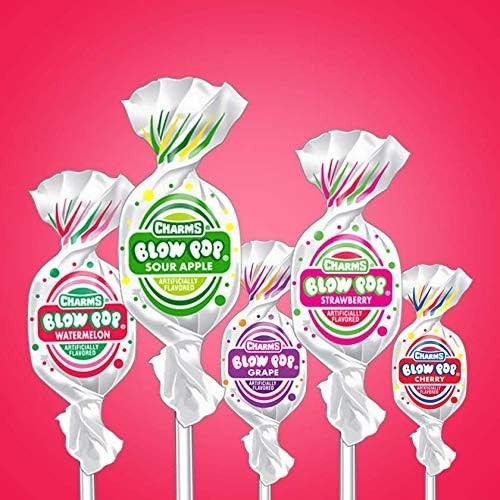 Charms Blow Pop Assorted 100-Count Bulk Pack