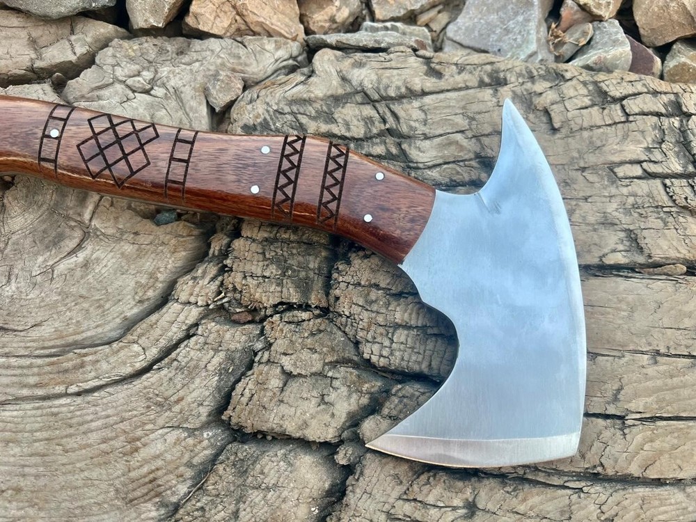 Custom Tomahawk Axe – Throwing Axe Viking Handmade Carbon Steel Tactical